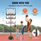 Vevor 32" Basketball Hoop Adjustable Height Backboard System for Outdoor Indoor M0182 - alternate 2