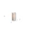 Homeroots Set of Four Off White Flameless Pillar Candles, 4PK 517650 - alternate 2