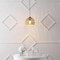 Jonathan Y Campana 8.25" 1-Light Bohemian Modern Woven Rope/Iron LED Pendant, Brown JYL6512E - alternate 2