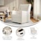 Flash Furniture Cash Swivel Glider Rocker Manual Recliner Chair, 270 Degree Swivel, USB/USB-C Charging Ports CY-RAC-536U-OFWBC-GG - alternate 3
