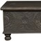 Homeroots 49" Black Solid Wood Distressed Lift Top Coffee Table 521936 - alternate 2
