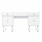 Homeroots 55" White Writing Desk With Four Drawers 402071 - alternate 1