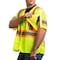 Game Workwear 5-Point Breakaway Hi-Vis Vest, 100% Lightweight Polyester Mesh, Hi Vis Lime, Size M I-495E - alternate 2