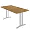Correll Rectangle Modern Design Executive Table/Desk, 60 in W, Particleboard Top, Medium Oak CD3060R-06-14-06 - alternate 1