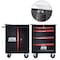 Wrightmaster 22 in. W x 13.6 in. D 2-Drawer Metal Roller Cabinet Tool Chest in Black ZR-245240 - alternate 4