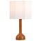 Jonathan Y Lisbet 21" Mid-Century Modern Tubular Gourd Resin LED Table Lamp with Octagonal Shade, Brown JYL1160A - alternate 1