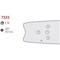 Oregon Harvester Guide Bar, 36 in., 3/4in. Pitch, .122in. Gauge, EnduraMax, Replaceable Sprocket Nose 361EMCT222 - alternate 2
