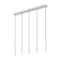 Z-Lite Forest 5 Light Linear Chandelier, Brushed Nickel, 42 In W 919MP12-5L-BN-LED - alternate 1