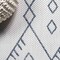 Jonathan Y Boho Moroccan Ivory/Navy 5 ft. x 8 ft. Indoor/Outdoor Area Rug SMB123B-5 - alternate 2