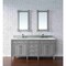 James Martin Vanities Brittany 72'' D Vanity, Urban Gray w/ Jasmine Pearl Silestone Top w/FreePower Wireless Charger 650-V72-UGR-FEJP - alternate 2