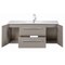 Cutler Silhouette Collection 48 in Wall Mount Bathroom Vanity - 2 Doors, 2 Drawers With Top, Aria FV-ARIA48 - alternate 3