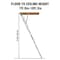 Wrightmaster 7 ft. 8 in. to 10 ft. 3 in., 22.5 in. x 54 in. Insulated Aluminum Attic Ladder 350 lb. Load Capacity ZR-160488 - alternate 2