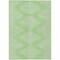Homeroots 9' X 12' Mint Green And Ivory Geometric Washable Indoor Outdoor Area Rug 598596 - alternate 2