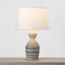 Hudson Valley Lighting Nahant 1 Light Table Lamp 18 In. Vintage Gold Leaf/ Ceramic White Dune L7329-VGL/CWD - alternate 2