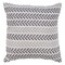 Homeroots Set of Two 18" X 18" Gray Beach Chevron Cotton Zippered Pillow, 2PK 535269 - alternate 1