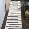 Jonathan Y Alaro Berber Stripe Shag White/Gray 2 ft. x 8 ft. Runner Rug MOH402A-28 - alternate 1