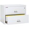 Fireking 2 Drawer, 1 Hr Fire & Impact Rated, 38" Wide Lateral Arctic White 2-3822-CAW - alternate 2