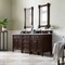 James Martin Vanities Brittany 72'' D Vanity, Burnished Mahogany w/ Victorian Sil Silestone Top w/ Wireless Charger 650-V72-BNM-FVSL - alternate 2