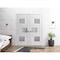 Vdomdoors Solid French Double Doors 36 x 96in, Nordic White W/ Frosted Glass, Closet Bedroom Sturdy Doors SETE6933DD-NOR-3696 - alternate 1