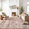 World Rug Gallery Vintage Boho Medallion Machine Washable Non Slip Area Rug 9 ft x 12 ft Multi 6025MULTI9X12 - alternate 2