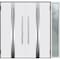 Vdomdoors Steel Double Doors Deux 1744 Natural Oak Sidelight Exterior White Window Stainless Inserts Single M DEUX1744DEXD-OAKW-LH-W72+14 x H80 - alternate 2