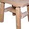 Homeroots Rustic And Natural Wood End Or Side Table 370290 - alternate 2