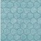 Homeroots 3' X 5' Teal Blue And Navy Blue Geometric Washable Indoor Outdoor Area Rug 613590 - alternate 2