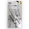Gibson Home Beaumont 3 Piece Stainless Steel Santoku Knife Set with Cutting Board in White Marble 127587.03 - alternate 3