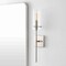 Jonathan Y Cato 4.5" 1-Light Bohemian Farmhouse Iron/Glass LED Vanity, Nickel/Clear JYL7805B - alternate 2