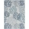 Homeroots 5' X 7' Navy Blue Ivory And Blue Nautical Indoor Outdoor Area Rug 552499 - alternate 2