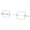 Vestil 1 Piece Aluminum Galvanized Cargo Bar 103in L x 4 5/8in W 23 15/16in H With Hoops Silver CB-H7-5 - alternate 1