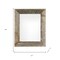 Homeroots 11" x 14" Gray Solid Wood Hanging Picture Frame 380315 - alternate 2