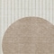 Homeroots 5' X 8' Ivory And Brown Striped Washable Indoor Outdoor Area Rug 597170 - alternate 2