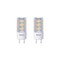 Bulbrite 35-Watt Equivalent T4 Dimmable Bi-Pin (GY8) LED Light Bulb Warm White Light, 2PK 861523 - alternate 1