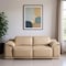Homeroots 80in Battleship Gray and Silver Leather Power Reclining Loveseat 643819 - alternate 2