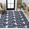 Jonathan Y Liana Casual Coastal Flamingos Two-Tone Navy/White 3 ft. x 5 ft. Indoor/Outdoor Area Rug TSN401B-3 - alternate 3
