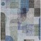 Homeroots 3' X 5' Blue Gray And Charcoal Abstract Washable Indoor Outdoor Area Rug 604372 - alternate 2