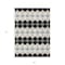 Homeroots 8' X 10' Black Ivory And Beige Geometric Washable Indoor Outdoor Area Rug 597875 - alternate 2