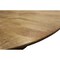 Homeroots 72" Natural Solid Wood Pedestal Base Round Top Dining Table 605987 - alternate 3
