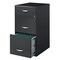 Space Solutions 14.25 in W 3 Drawer Vertical File Cabinet W/ Pencil Drawer, Charcoal 20205 - alternate 2