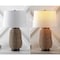 Jonathan Y Chakrii 25" Rustic Bohemian Iron/Rattan LED Table Lamp with Pull-Chain, Oil Rubbed Bronze/Dark Brown JYL4044B - alternate 2