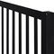 Homeroots Black Slat Back Solid Wood King Bed Frame 523633 - alternate 2