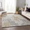 Homeroots 3' X 5' Midnight Ivory And Beige Abstract Washable Indoor Outdoor Area Rug 643613 - alternate 2