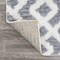 Jonathan Y Astrid Retro Trellis High-Low Cream/Gray 5 ft. x 8 ft. Area Rug SNT103B-5 - alternate 2