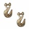 Tie 4 Safe G70 1/2'' Clevis Grab Hooks Tow Chain Hook Flatbed Truck Trailer Tie Down, 2PK FH406-12-2 - alternate 1