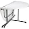 Lifetime 5 ' Wht Granite Round Commercial Folding Table 5402 - alternate 2