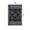 World Rug Gallery Geometric Shag Area Rug 4 ft x 6 ft Anthracite WR120ANTHRACITE4X6 - alternate 2