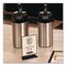 Deflecto Tabletop Sign and Menu Holder, 4 x 6 Insert, Clear with Black Frame 4428 - alternate 2
