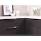 Amerock Extent 8-9/16 in 217 mm Center-to-Center Black Chrome Cabinet Edge Pull BP36753BCR - alternate 2