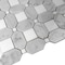 Apollo Tile Gray 12x12 Thassos, Bianco Carrara Marble Polished Floor and Wall Mosaic Tile 5.17 sqft/case, 5PK APLDC88S10A - alternate 3